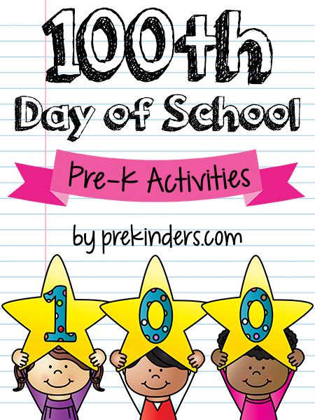 100 days of school in pre k prekinders