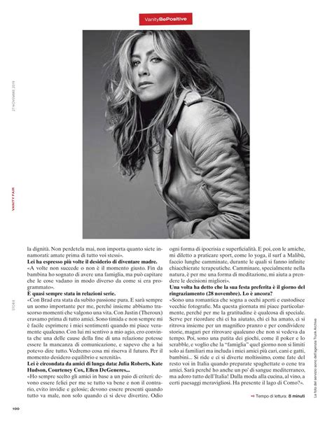 Super Cougar Jennifer Aniston Vanity Fair Italy Celeblr