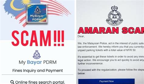 Scam Alert Pdrm Logo Used To Trick Malaysians Into Paying Fake Traffic