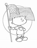 Coloring Flag Pages American Patriotic Kids Colouring Flags Waving sketch template