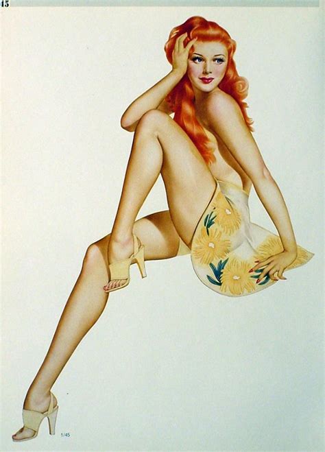 Vargas Lot Of 4 Incredible Pin Up Girl Posters From 1944