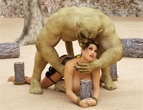 fantasy girl with extra large tits nailed by big ogres
