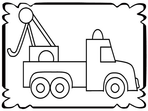 tow trucks coloring pages   tow trucks coloring pages