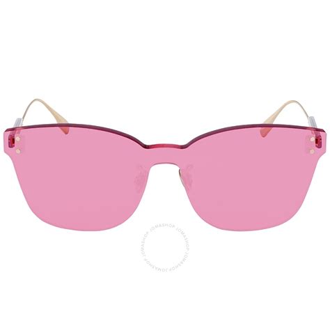 Dior Pink Shield Ladies Sunglasses Diorcolorquake2mu1