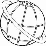 Coloring Globe Earth Wecoloringpage sketch template