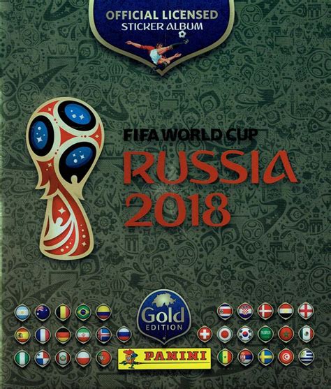 Álbum panini fifa world cup russia 2018 gold edition by christian