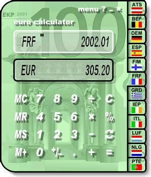euro calculator fileforum