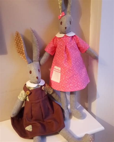 easter bunnies luna lapin sewing projects handmade