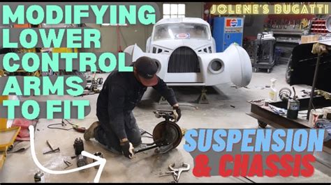 modifying  control arms  fit suspension  chassis youtube