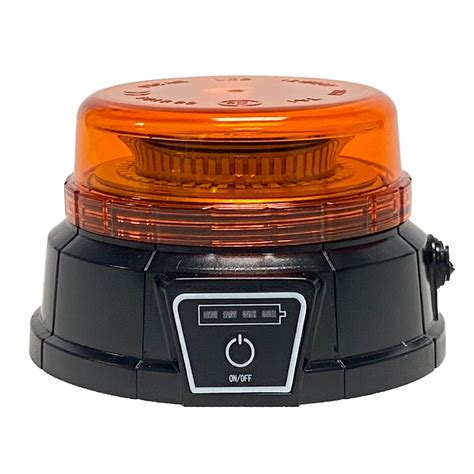 rechargeable wireless led warning strobe amber aervoe industries