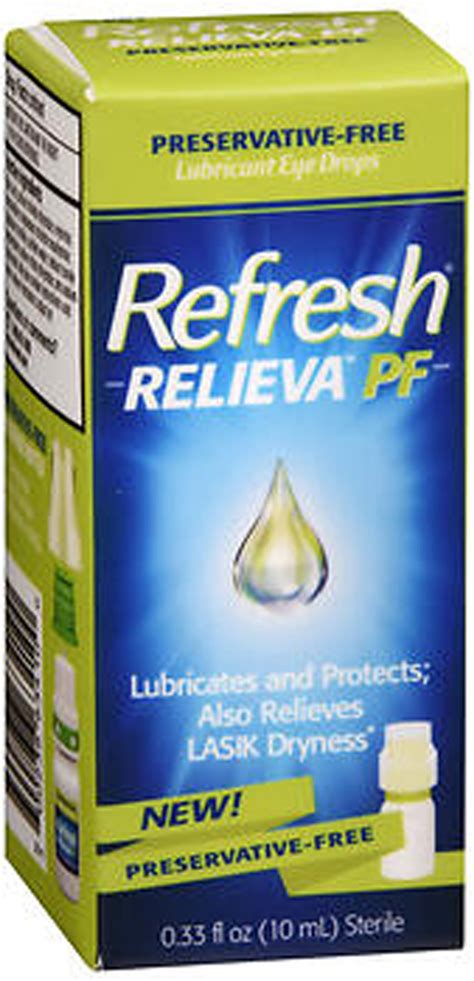 Refresh Relieva Pf Lubricant Eye Drops 0 33 Oz The Online Drugstore