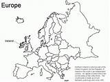 Europe Coloring Map Pages Kids Color Drawing Ireland Colouring Blank Maps Sheets Library Online Continents Clip Popular Coloringhome Oceans Insertion sketch template