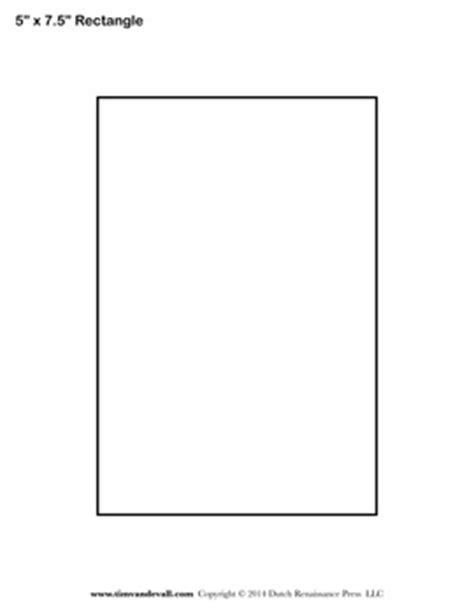 rectangle templates tims printables