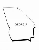 Georgia State Coloring Pages Kids Printable Template sketch template