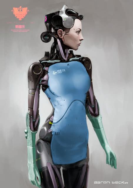 elysium sex robot concept art and more — geektyrant