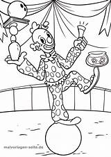 Clown Zirkus Ausmalbilder Ausmalen Ausmalbild Ausdrucken Jongliert Malvorlagen Vorlagen Jongleur Ebenbild Bastelvorlagen Drucken Grafik sketch template