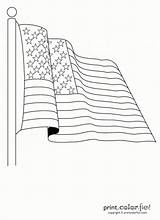 Flag American Stumble sketch template