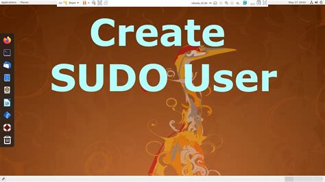 create  sudo user  ubuntu   youtube