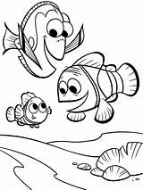Nemo Colorear Buscando Infantiles sketch template