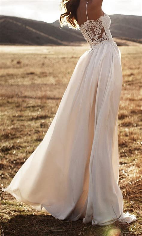 Chiffon Beach Wedding Dresses 2016 New Casual Style