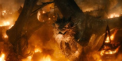 here s how the hobbit dragon looks without visual effects