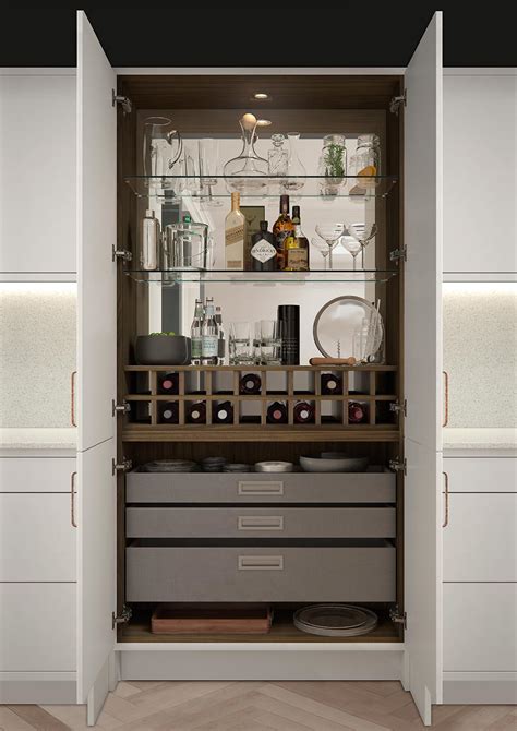 drinks cocktail cabinet  connery  sigma  kitchens