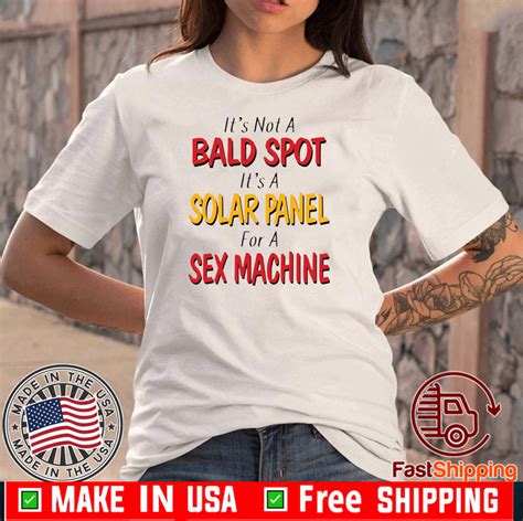 it s not a bald spot it s a solar panel for a sex machine