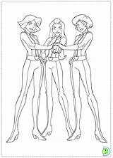 Coloring Totally Spies Pages Spy Colouring Girl Dinokids Print Color Colorings Getdrawings Sheets Printable Getcolorings Template Close sketch template