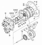Illustration Technical Exploded Engine sketch template