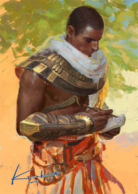 Men Of Color In Fantasy Art — Krabat2 Ooc Bayek Of Siwa Assassins