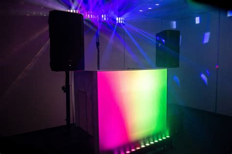dj package basic lighting effects ave services  hire install stream