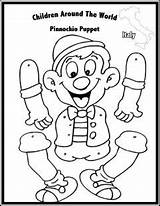 Puppets Coloring Puppet Pages Sheets Crafts Paper Bag Show Hand sketch template