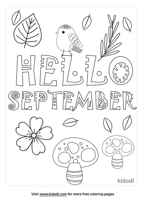 september coloring page coloring page printables kidadl