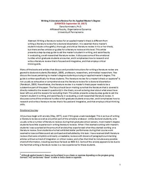 literature review template    research research