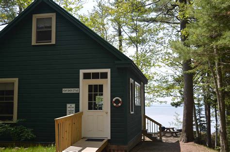 cabins oceanfront camping cabins freeport maine