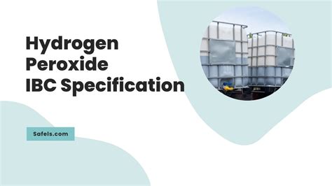 select   hydrogen peroxide ibc   steps