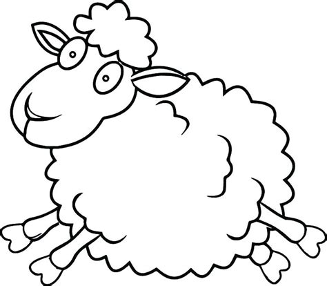 cute sheep coloring page  getcoloringscom  printable colorings