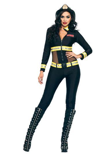 sexy firefighter and firewoman halloween costumes foxy lingerie
