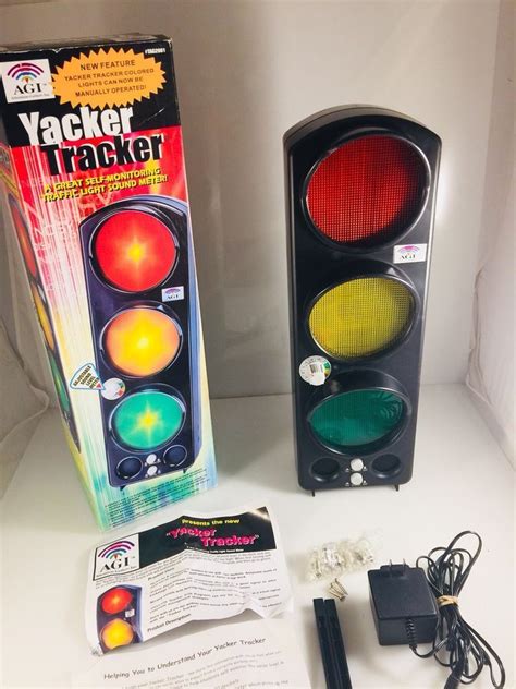 yacker tracker classroom noise detector traffic signal stop light alarm  agi ebay stop