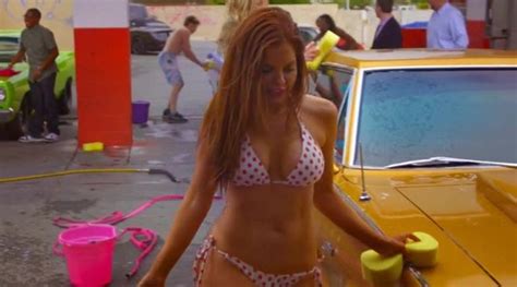 naked kayla collins in all american bikini car wash