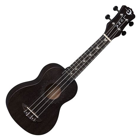 luna vintage soprano ukulele black satin  gearmusiccom