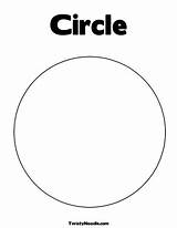 Circle Shapes Worksheets Circles Oval Twistynoodle Blank sketch template