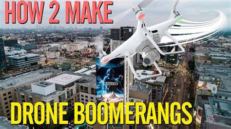 drone boomerangs dji phantom  pro youtube