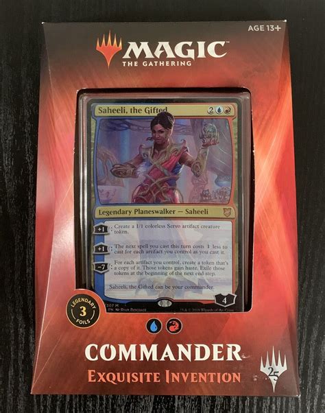 New Exquisite Invention Mtg Commander 2018 Magic Deck Sealed
