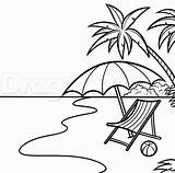 Coloring Piling Designlooter Umbrella Beach Search Google Pages sketch template
