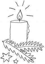 Advent Malvorlage Adventskerze Kerze Ausmalbilder Ausmalbild Kerzen Adventskerzen Kerzenflamme Tannenzweig Weihnachten Malen sketch template