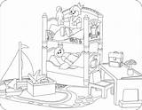 Playmobil Puppenhaus sketch template