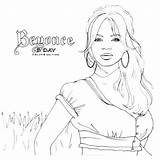 Beyonce Coloring Pages Printables Adult Colour Br Google sketch template