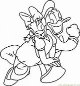 Duck Daisy Donald Coloring Pages Color Coloringpages101 Getcolorings Donal Online sketch template