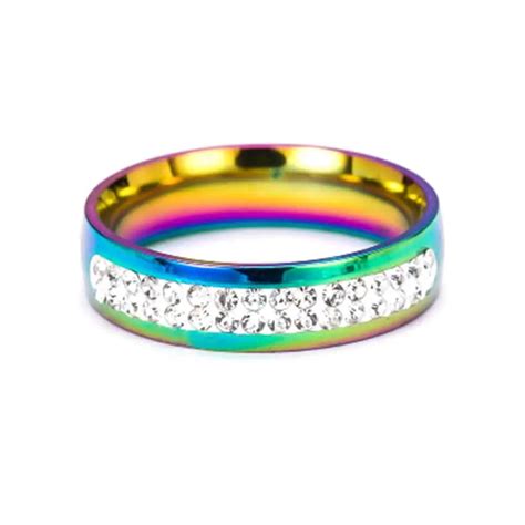 New Style Lovers Fashion Rings Couple Jewelry T Gay Lesbian Pride